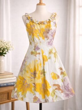 Maggy London Floral Fit & Flare Dress | Feminine Spring Style